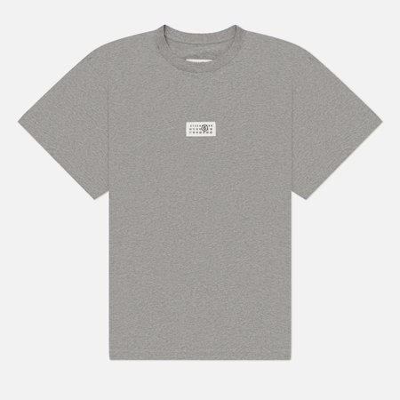 Мужская футболка Maison Margiela MM6 Numeric Cotton, цвет серый, размер L