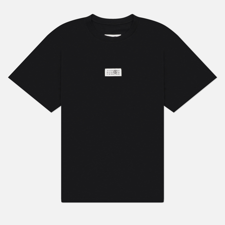 Мужская футболка Maison Margiela MM6 Numeric Cotton Crewneck, цвет чёрный, размер L