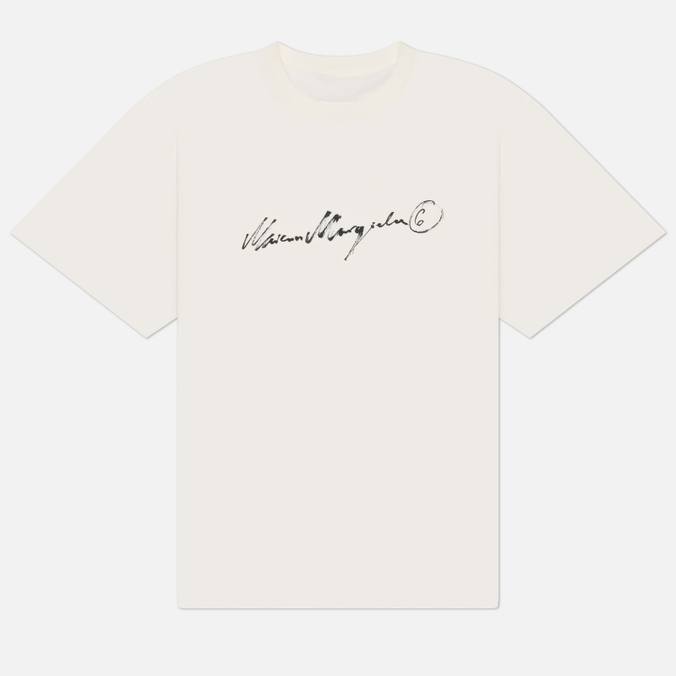 Мужская футболка Maison Margiela MM6 Overdyed Handwritten Print
