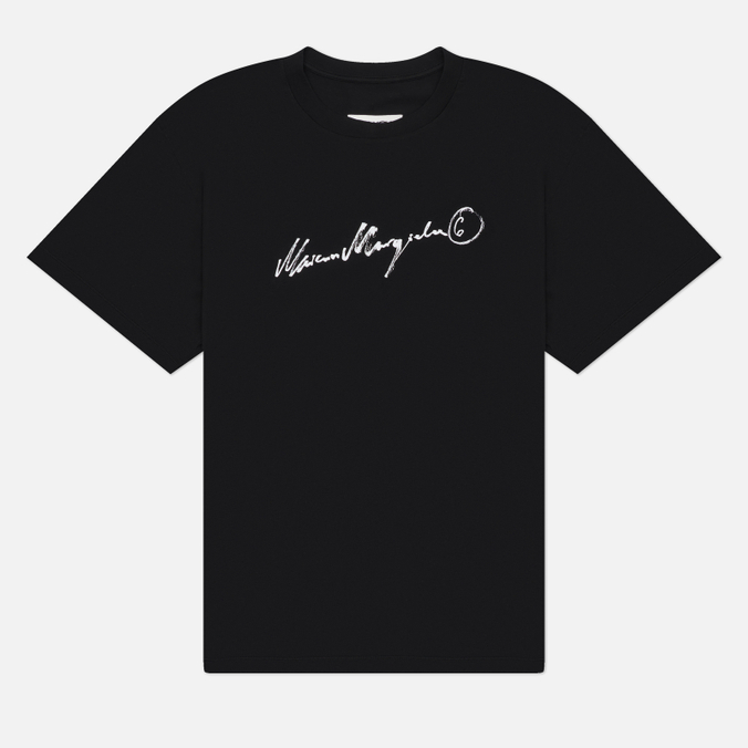 Мужская футболка Maison Margiela MM6 Overdyed Handwritten Print