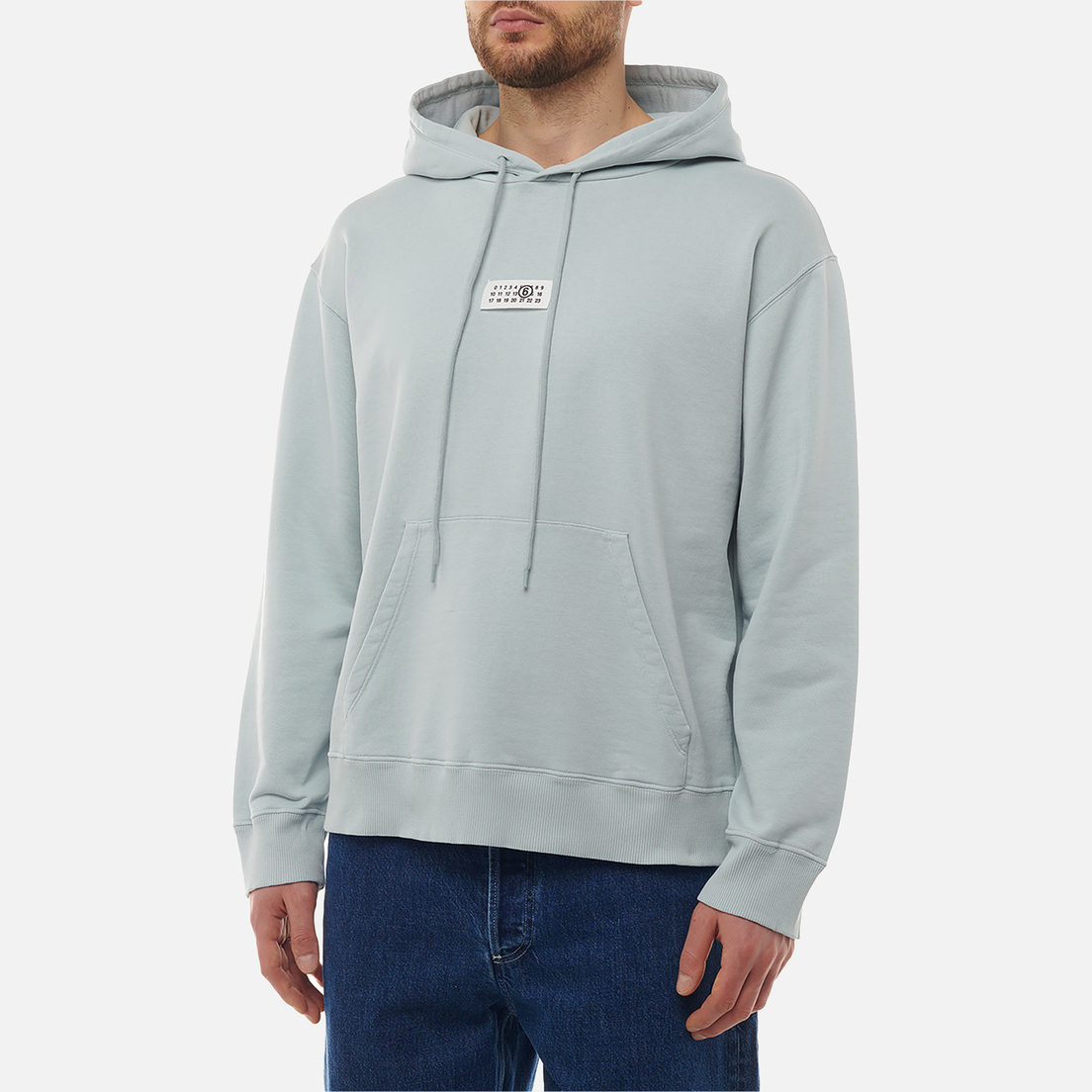 Maison Margiela MM6 Мужская толстовка Birka Logo Numbers Hoodie