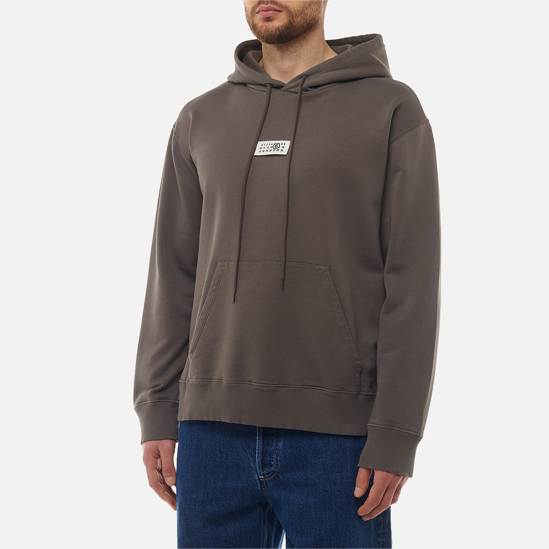 Maison Margiela MM6 Мужская толстовка Birka Logo Numbers Hoodie