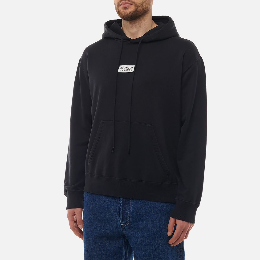 Maison Margiela MM6 Мужская толстовка Birka Logo Numbers Hoodie