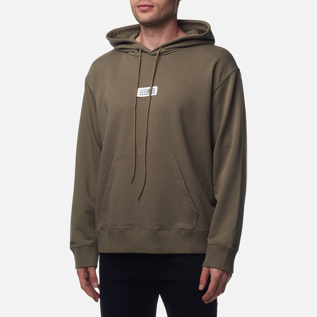 Maison Margiela MM6 Мужская толстовка Birka Logo Numbers Hoodie