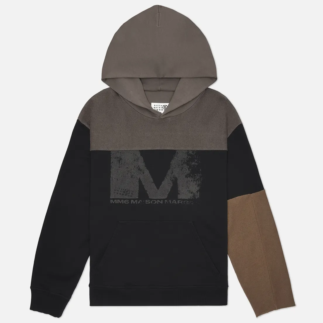 Maison Margiela MM6 Мужская толстовка Unbrushed Light Jersey Hoodie