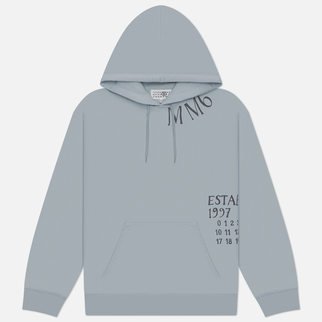 Maison Margiela MM6 Мужская толстовка Handwritten Numeric Hoodie