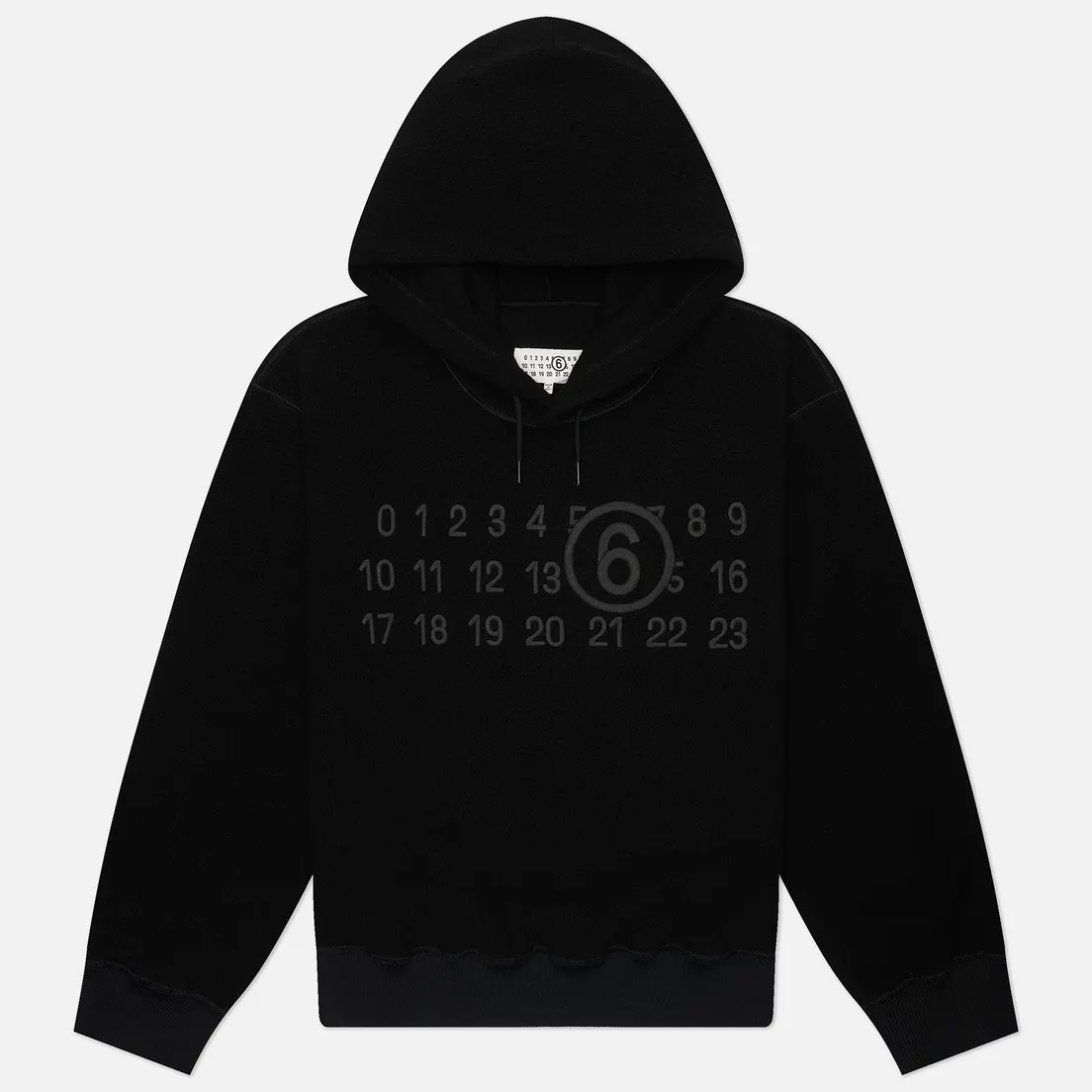 Maison Margiela MM6 Мужская толстовка Logo Applique Fleece Hoodie