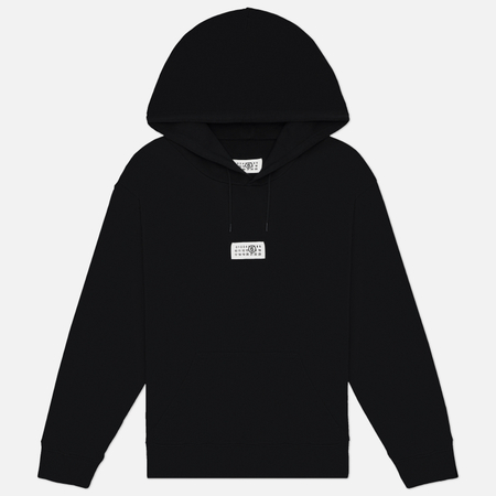 Мужская толстовка Maison Margiela MM6 Unbrushed Cotton Hoodie, цвет чёрный, размер L