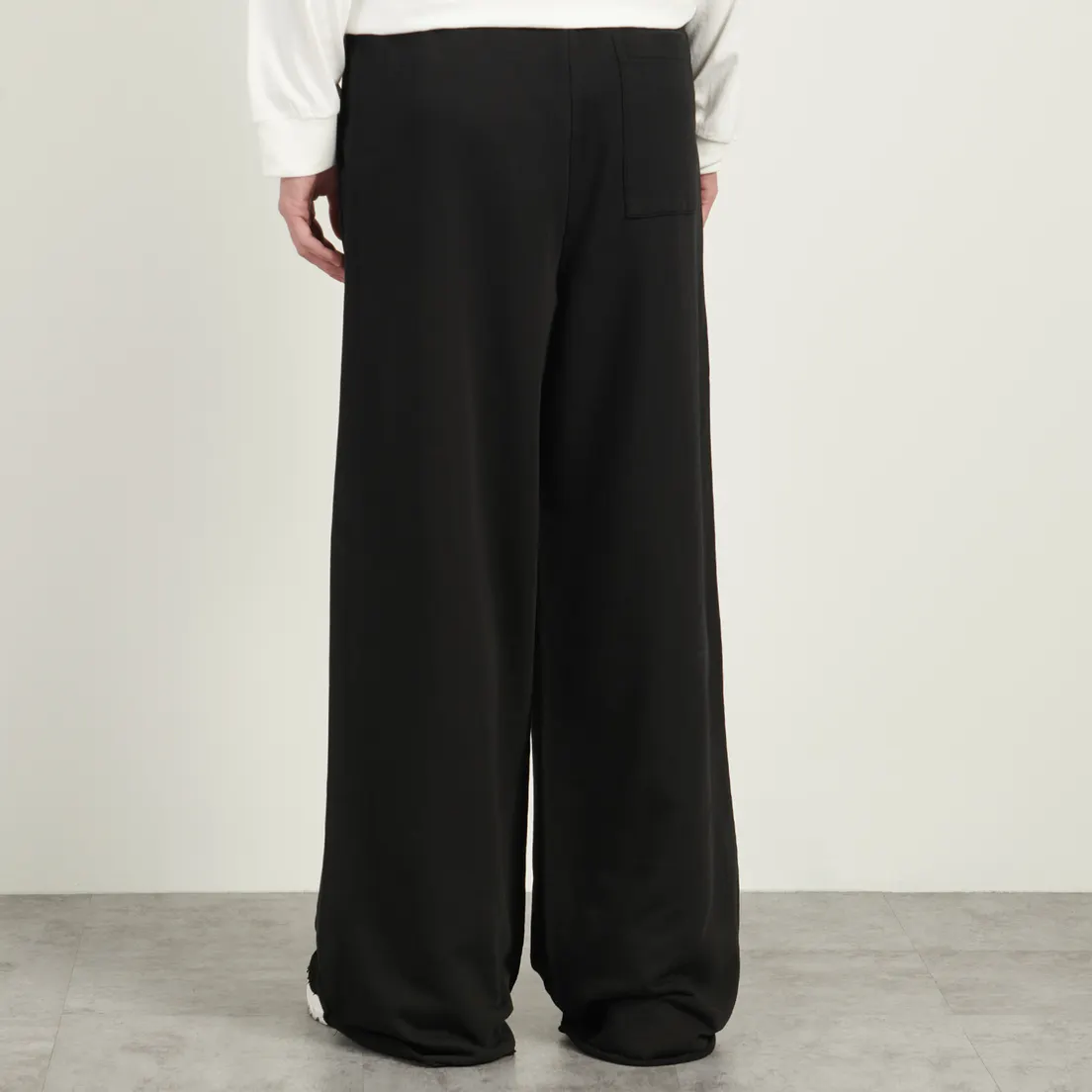Maison Margiela MM6 Мужские брюки Numeric Tonal Embroidered Wide