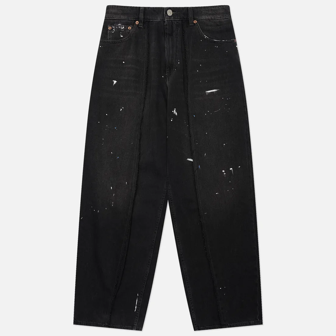 Maison Margiela MM6 Мужские джинсы Wide Paint Marks