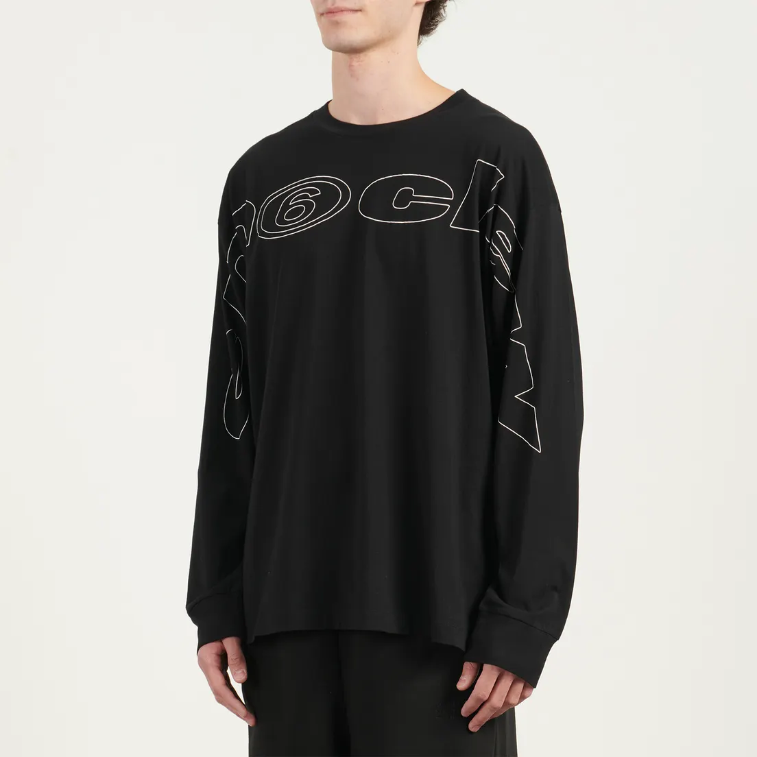 Maison Margiela MM6 Мужской лонгслив Graphic Front