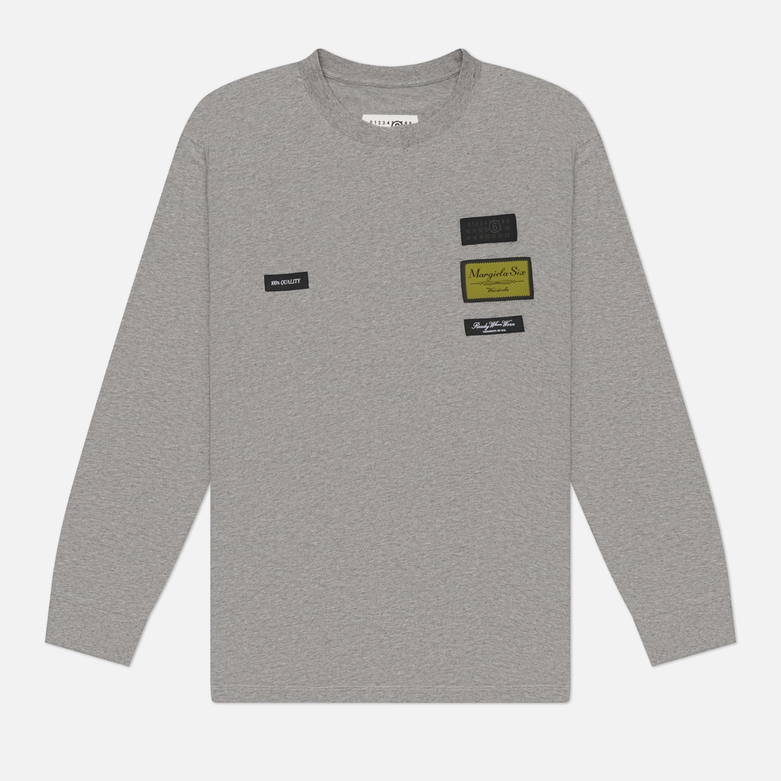 Maison Margiela MM6 Мужской лонгслив Label Patch