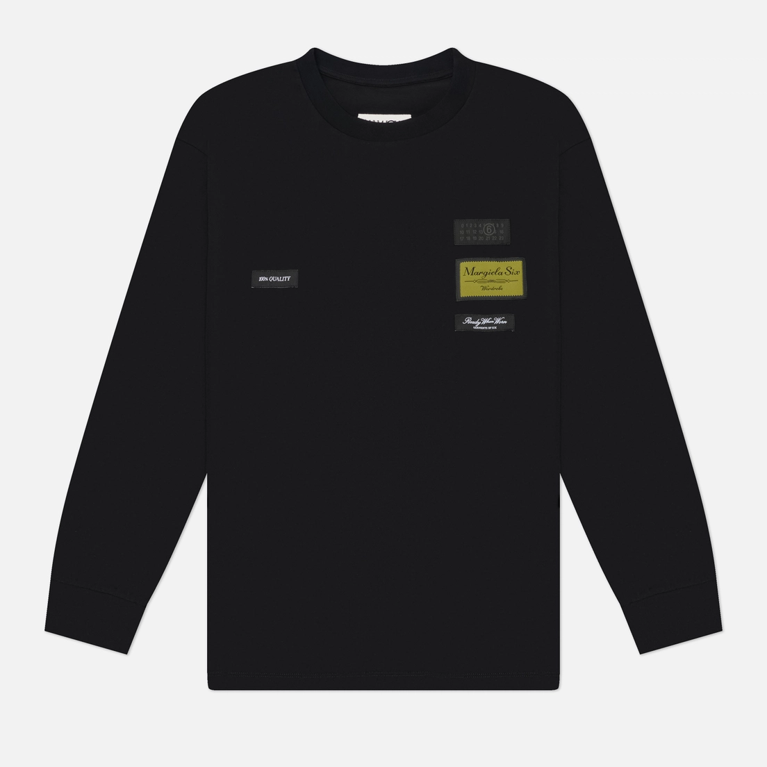 Maison Margiela MM6 Мужской лонгслив Label Patch
