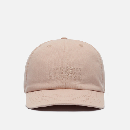 Кепка Maison Margiela MM6 Cotton Canvas 6 Panel, цвет розовый, размер M