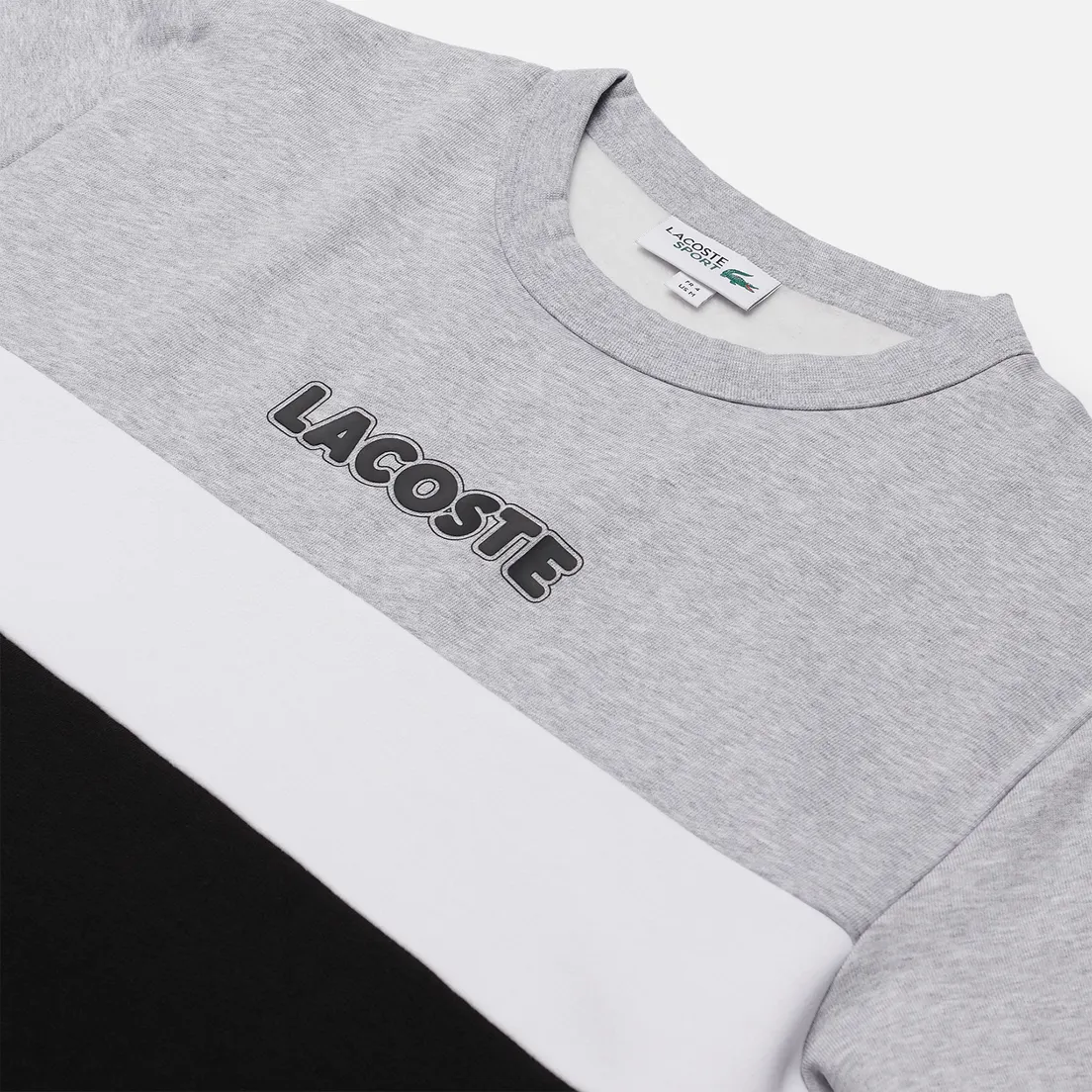 Lacoste Мужская толстовка Sport Crew Neck Colourblock Fleece