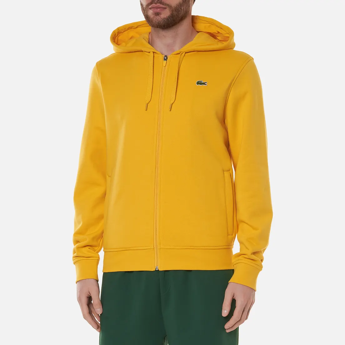 Lacoste Мужская толстовка Sport Lightweight Bi-Material Hoodie