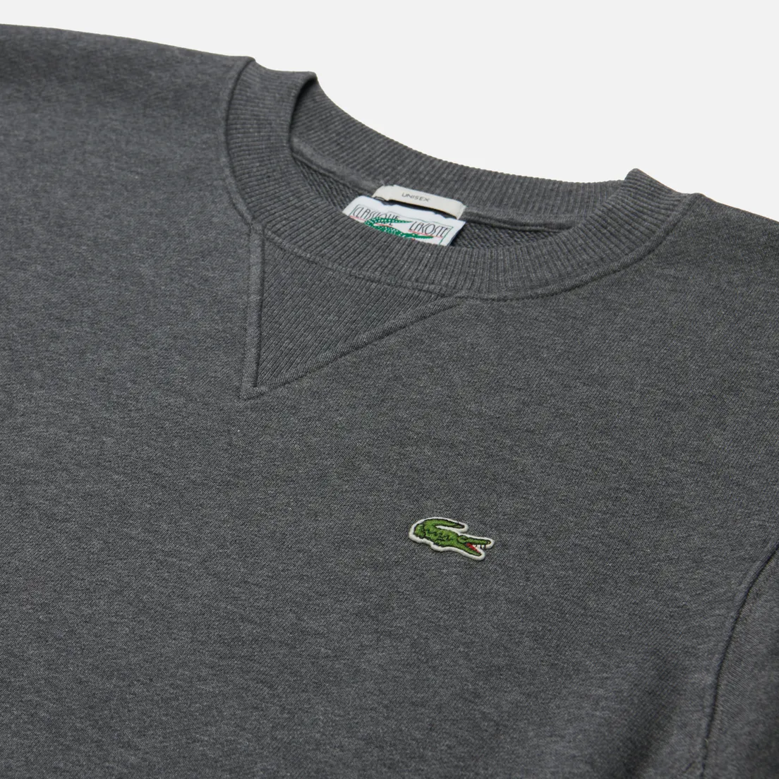 Lacoste Мужская толстовка Crew Neck Cotton Fleece Hoodie