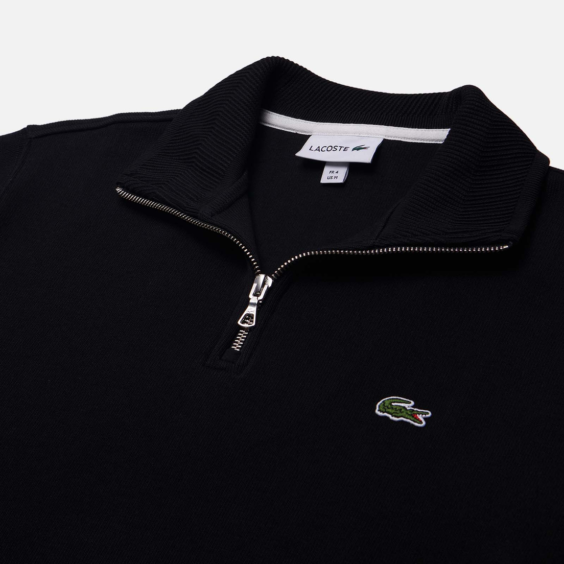 Lacoste Мужская толстовка Zippered Stand-Up Collar Cotton