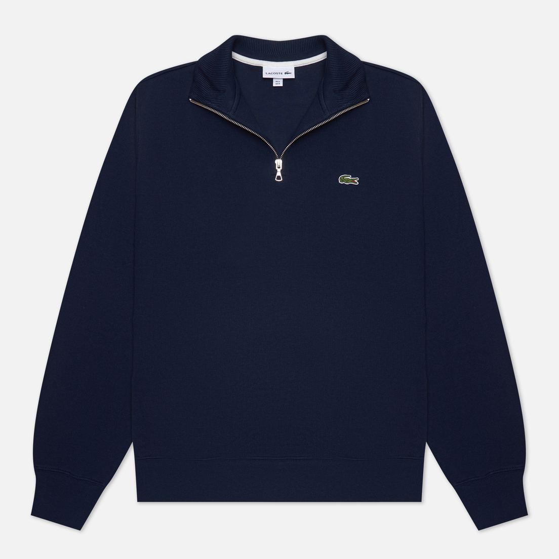 Lacoste Мужская толстовка Zippered Stand-Up Collar Cotton