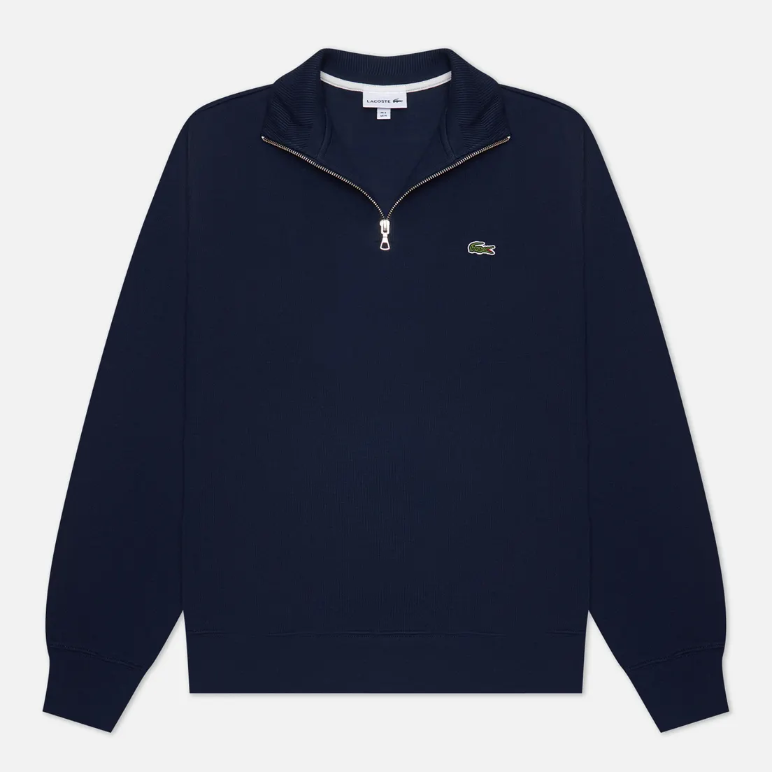 Lacoste Мужская толстовка Zippered Stand-Up Collar Cotton