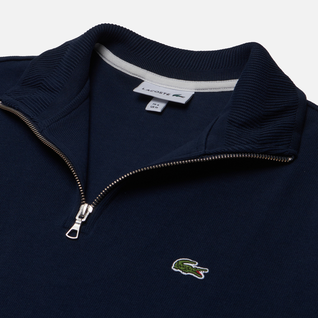 Lacoste Мужская толстовка Zippered Stand-Up Collar Cotton