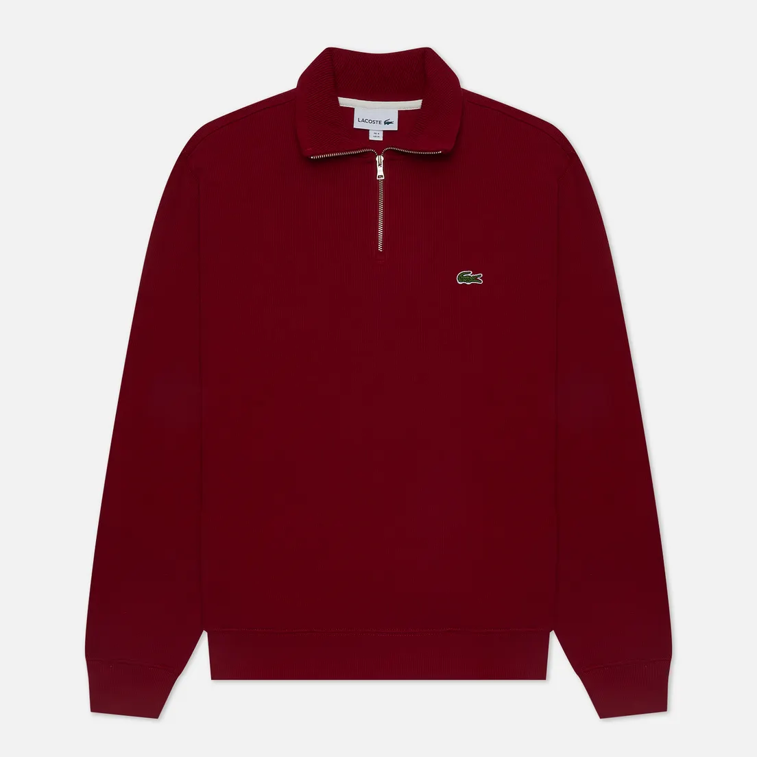 Lacoste Мужская толстовка Zippered Stand-Up Collar Cotton