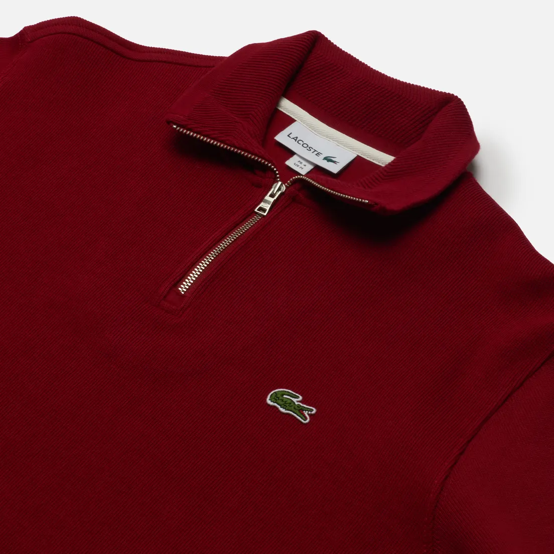 Lacoste Мужская толстовка Zippered Stand-Up Collar Cotton