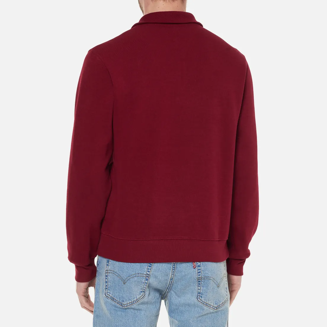 Lacoste Мужская толстовка Zippered Stand-Up Collar Cotton