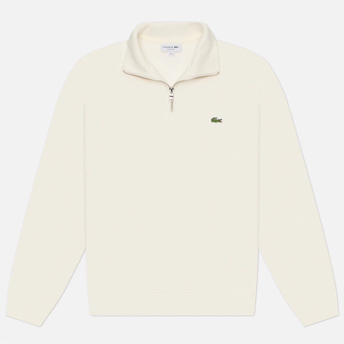 Lacoste Мужская толстовка Zippered Stand-Up Collor Cotton