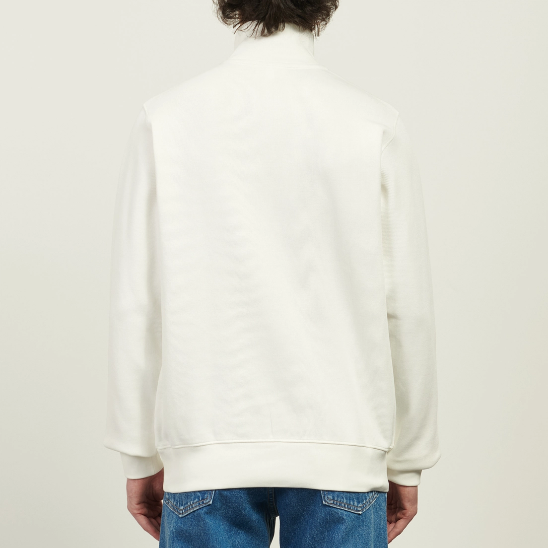 Lacoste Мужская толстовка Zippered Stand-Up Collor Cotton