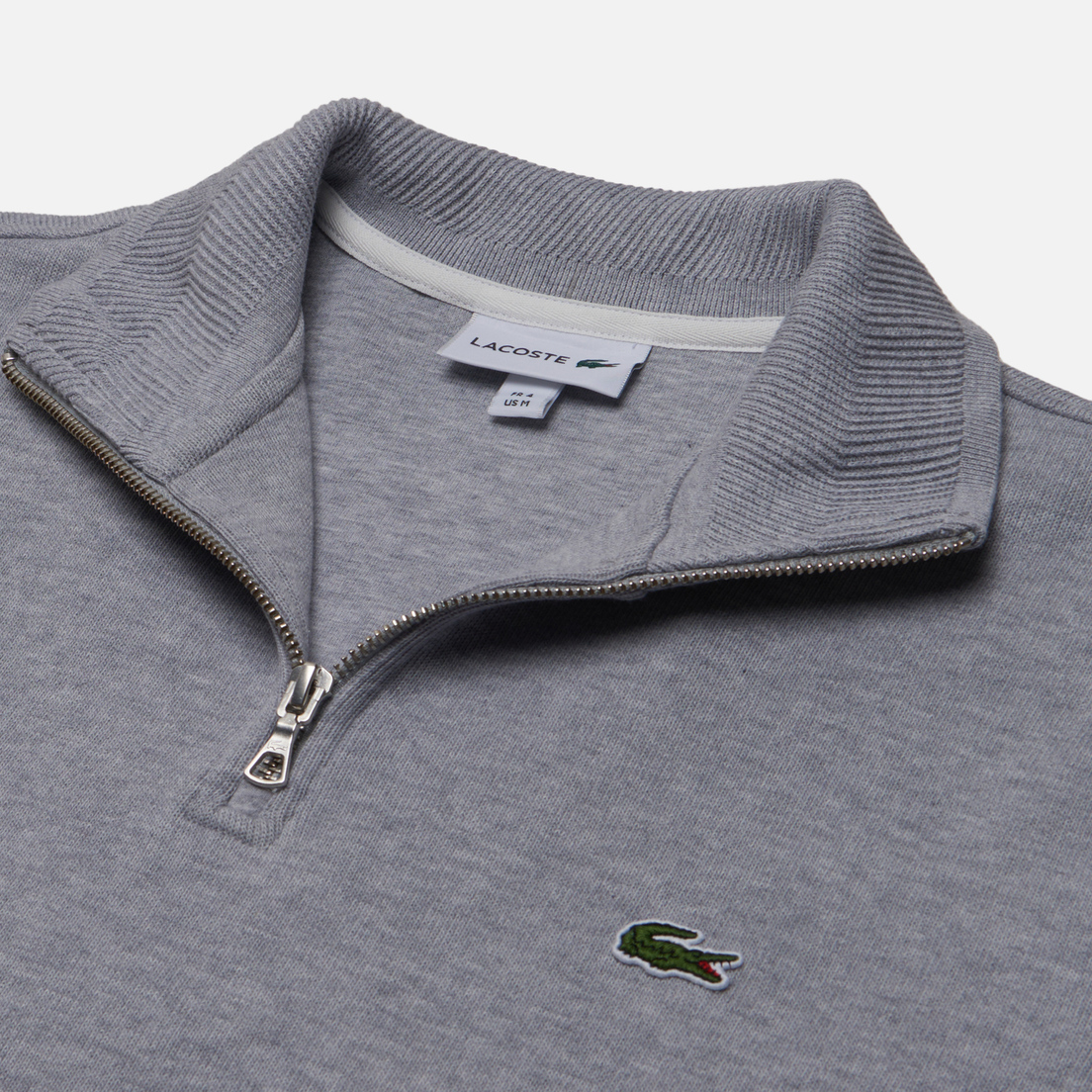 Lacoste Мужская толстовка Zippered Stand-Up Collar Cotton