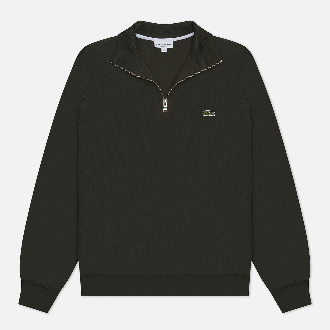 Lacoste Мужская толстовка Zippered Stand-Up Collar Cotton