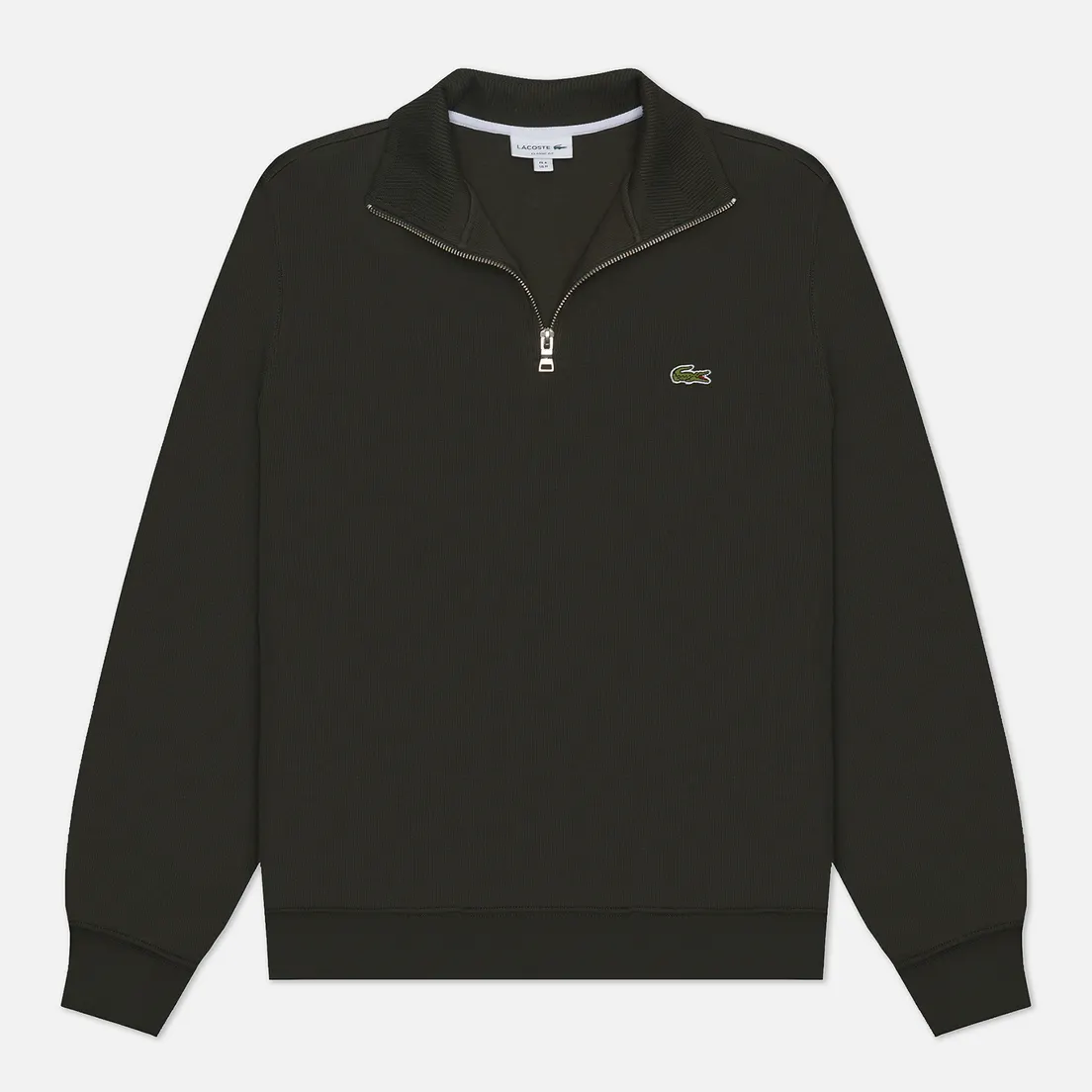 Lacoste Мужская толстовка Zippered Stand-Up Collar Cotton