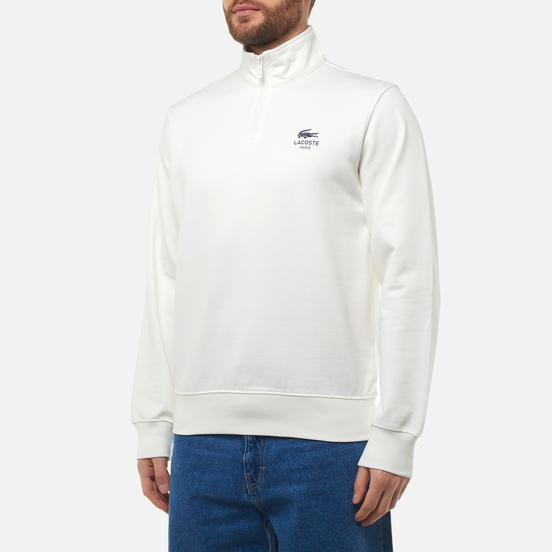 Lacoste Мужская толстовка High Neck Zip-Up Print