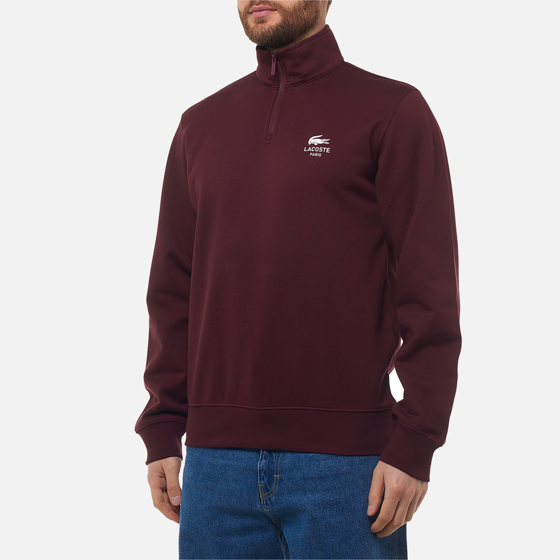 Lacoste Мужская толстовка High Neck Zip-Up Print