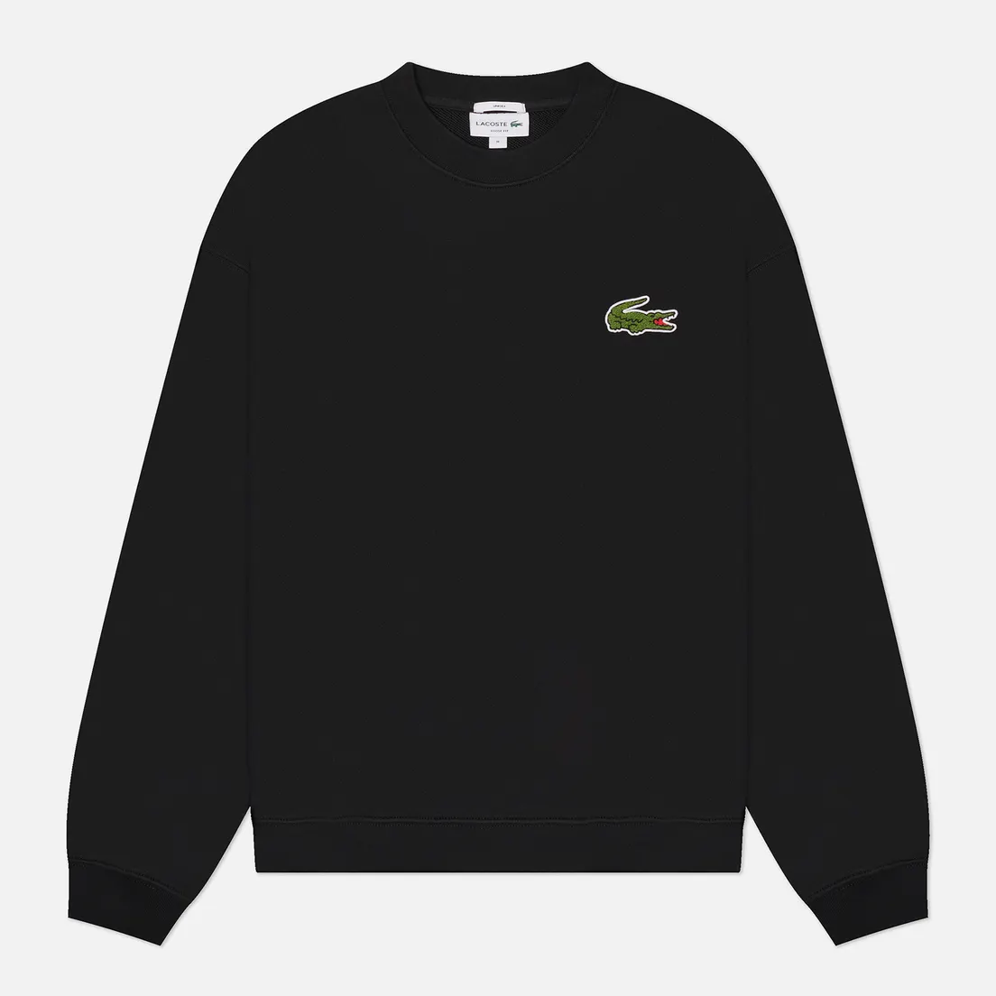 Lacoste Мужская толстовка Loose Fit Badge Accent Fleece