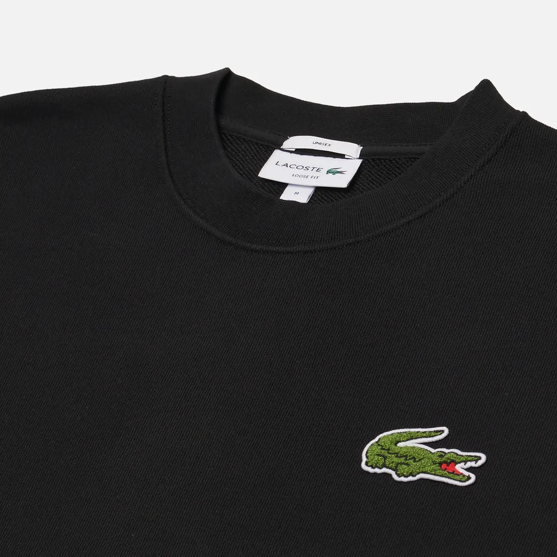 Lacoste Мужская толстовка Loose Fit Badge Accent Fleece