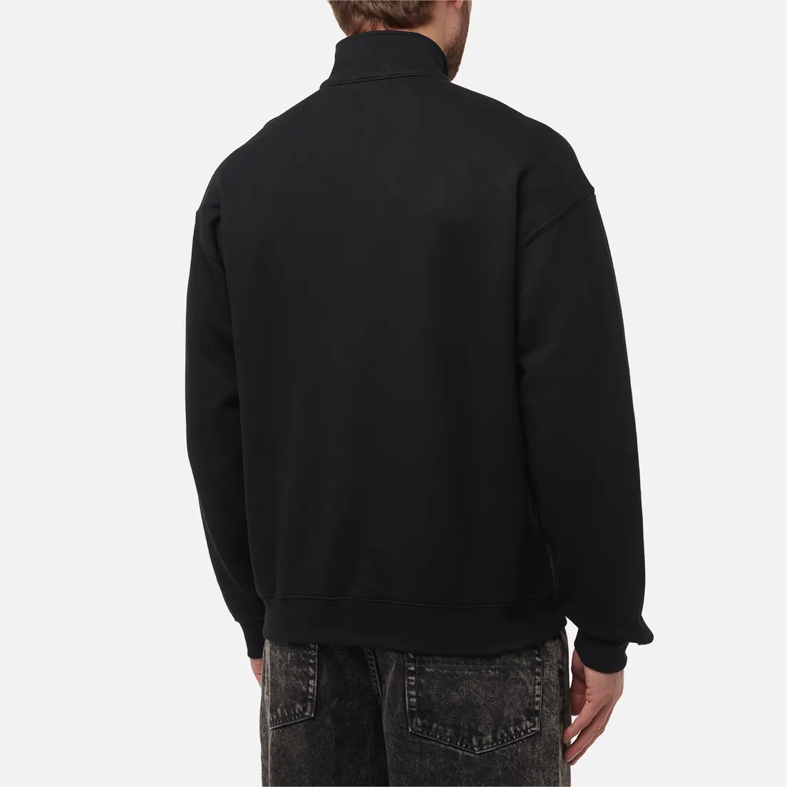 Lacoste Мужская толстовка Loose Fit Badge Accent Half-Zip