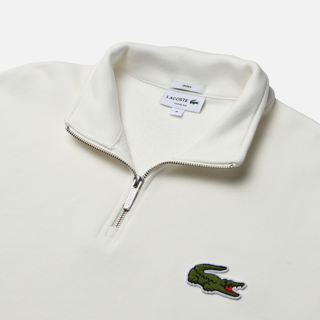 Lacoste Мужская толстовка Loose Fit Badge Accent Half-Zip