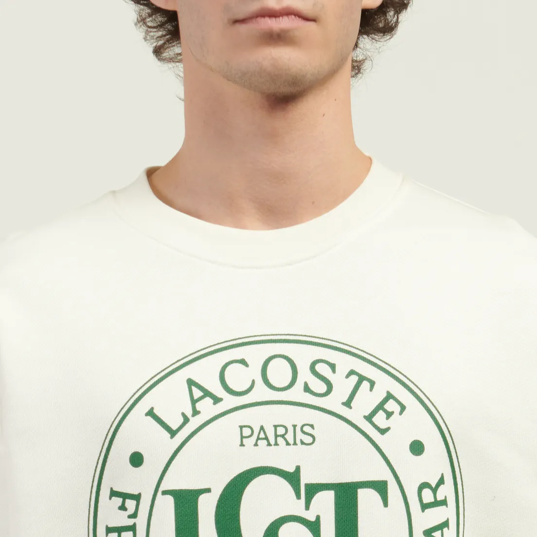 Lacoste Мужская толстовка Loose Fit Printed Fleece