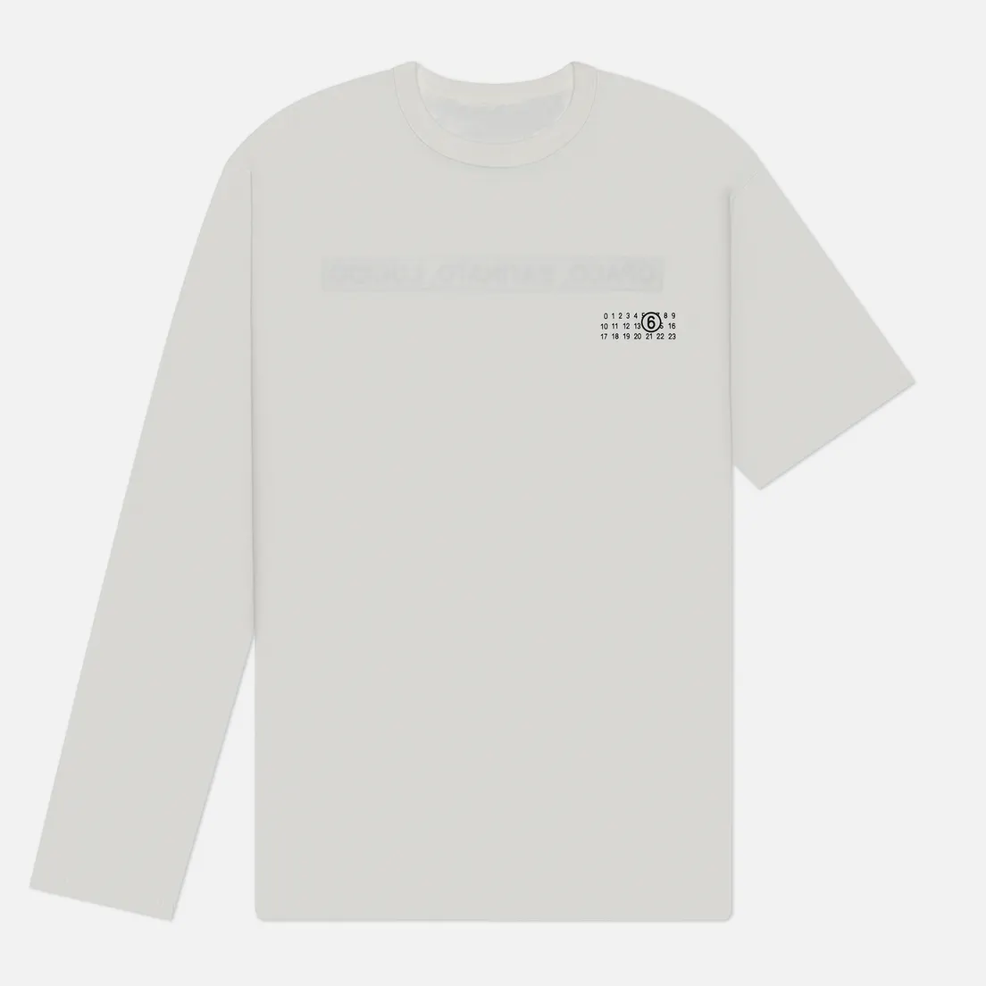 Maison Margiela MM6 Мужская футболка Signature Numbers
