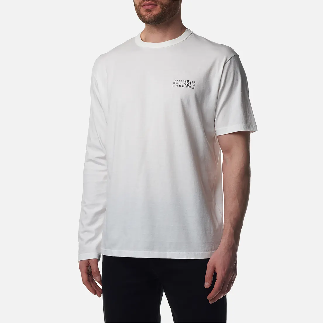 Maison Margiela MM6 Мужская футболка Signature Numbers