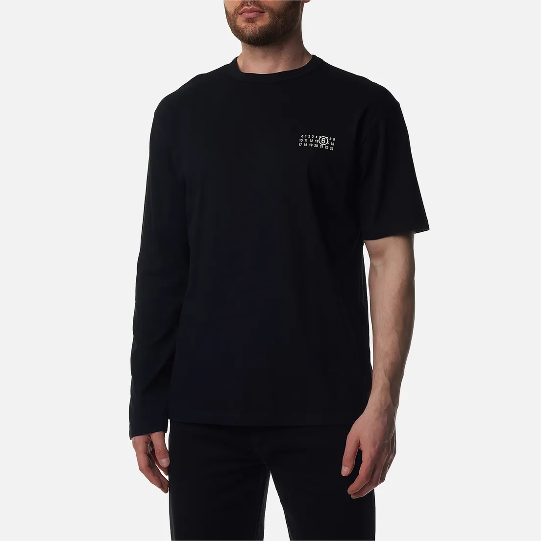 Maison Margiela MM6 Мужская футболка Signature Numbers