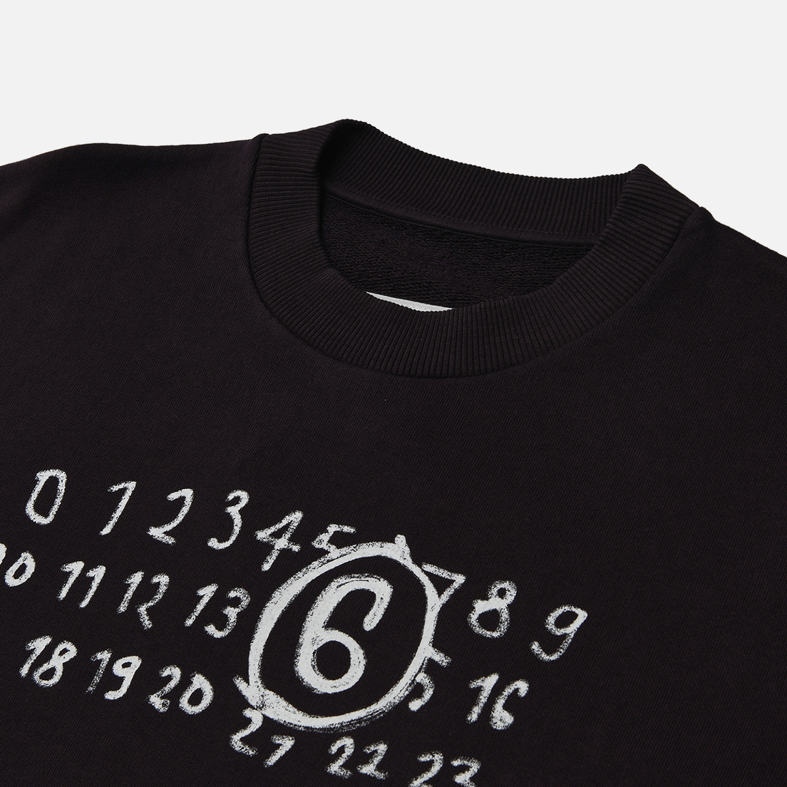 Maison Margiela MM6 Мужская толстовка Numeric Artwork Crew Neck