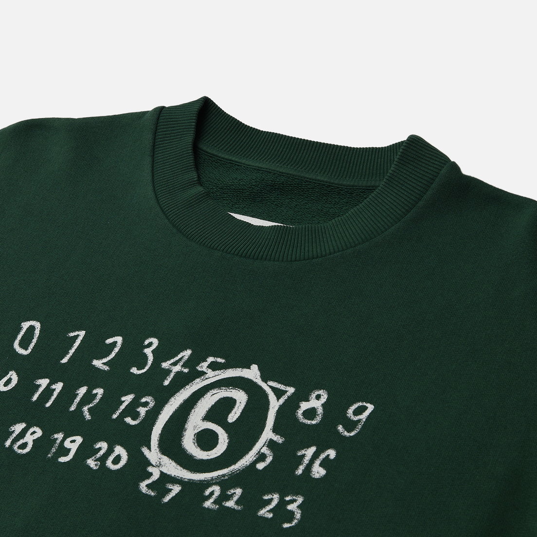 Maison Margiela MM6 Мужская толстовка Numeric Artwork Crew Neck