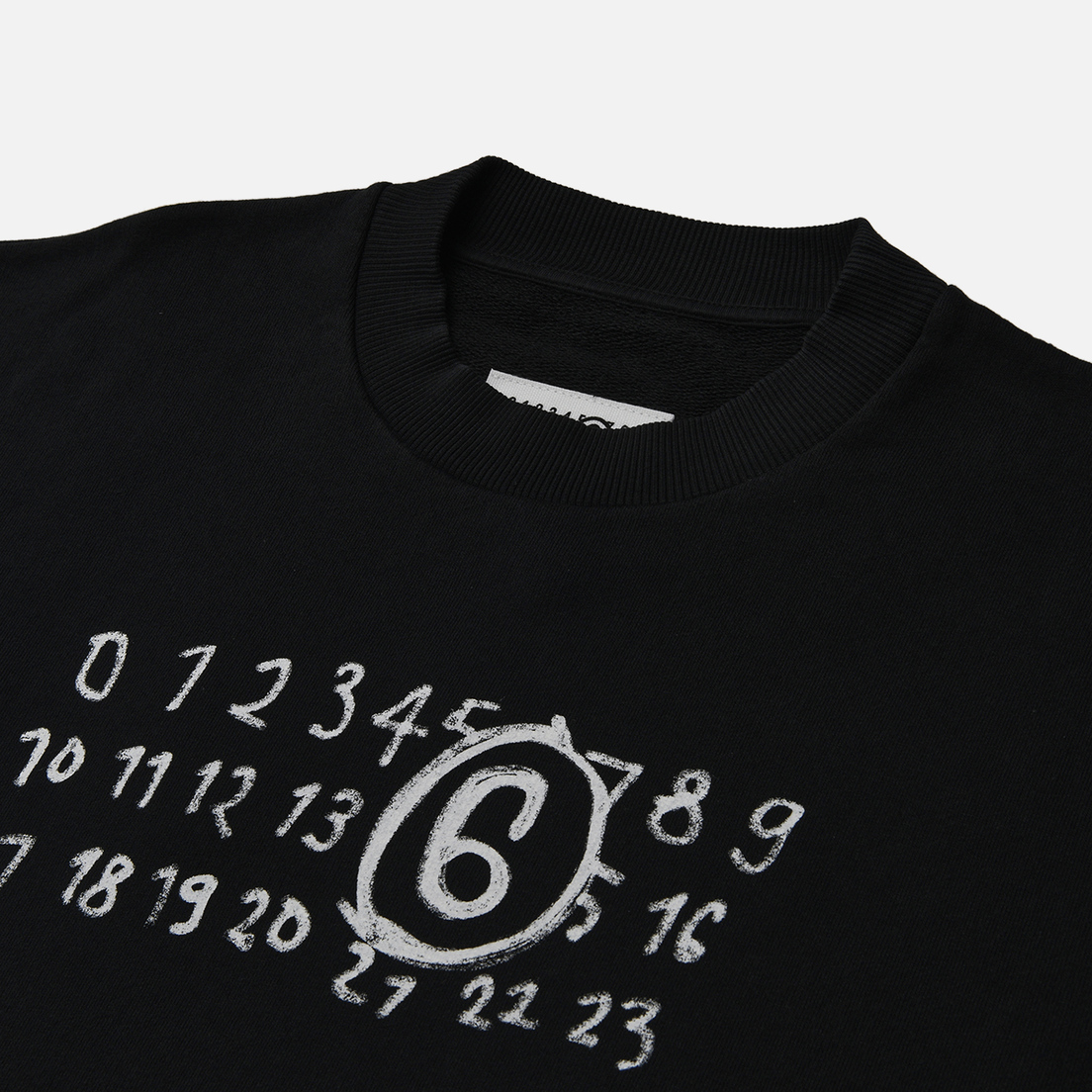 Maison Margiela MM6 Мужская толстовка Numeric Artwork Crew Neck