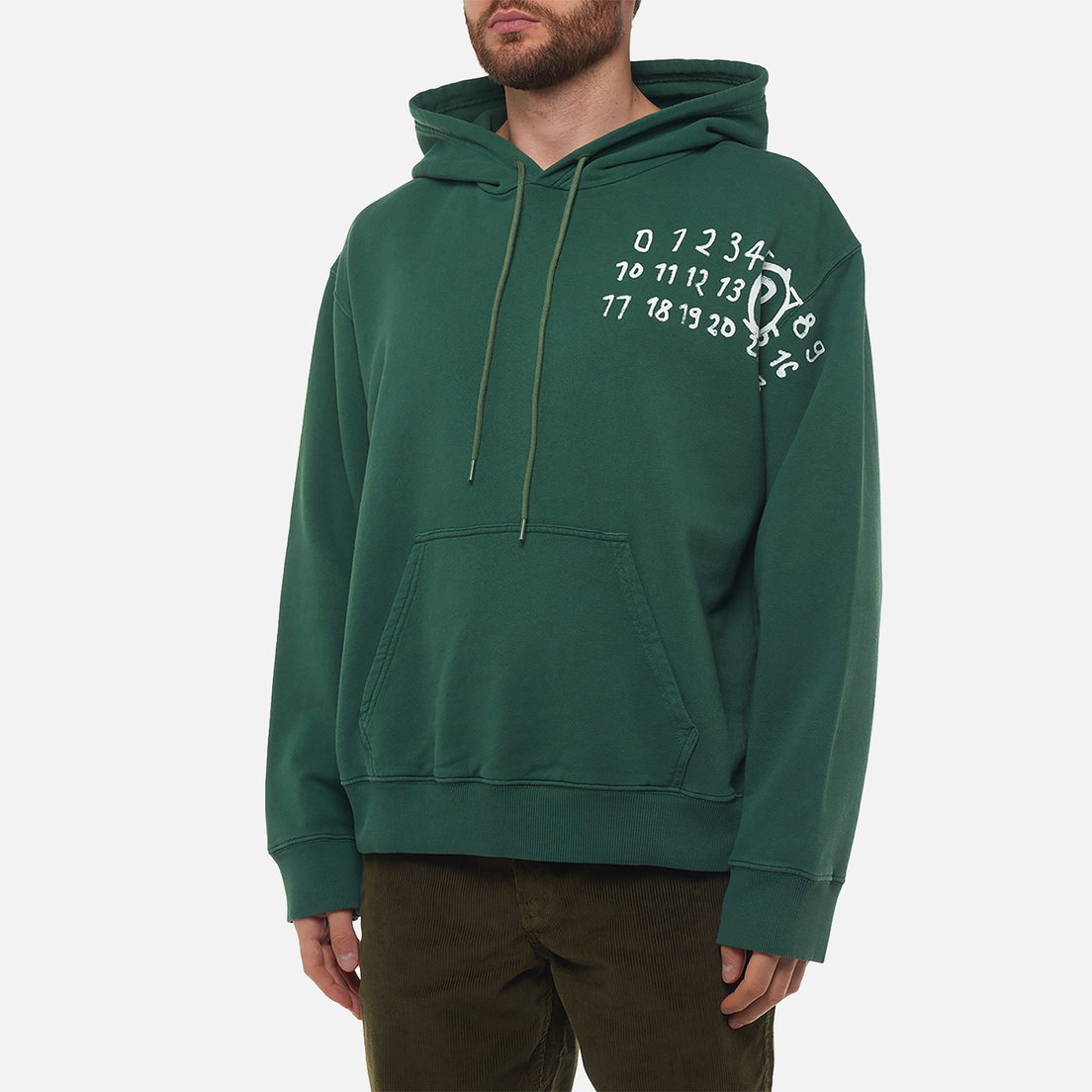 Maison Margiela MM6 Мужская толстовка Numeric Artwork Hoodie