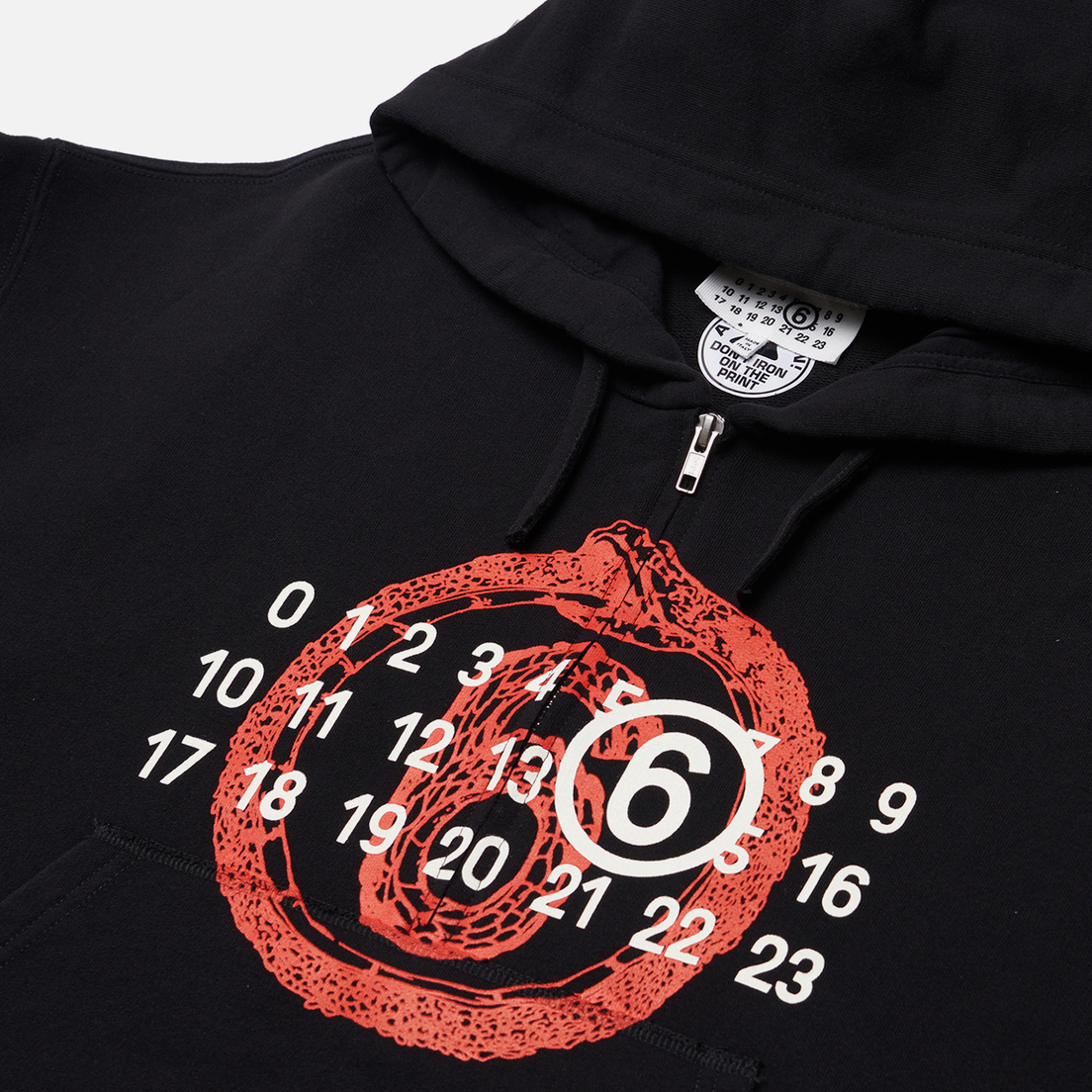 Maison Margiela MM6 Мужская толстовка Year Of The Snake Full-Zip Hoodie