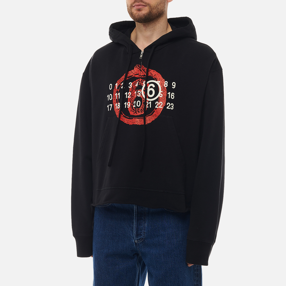 Maison Margiela MM6 Мужская толстовка Year Of The Snake Full-Zip Hoodie