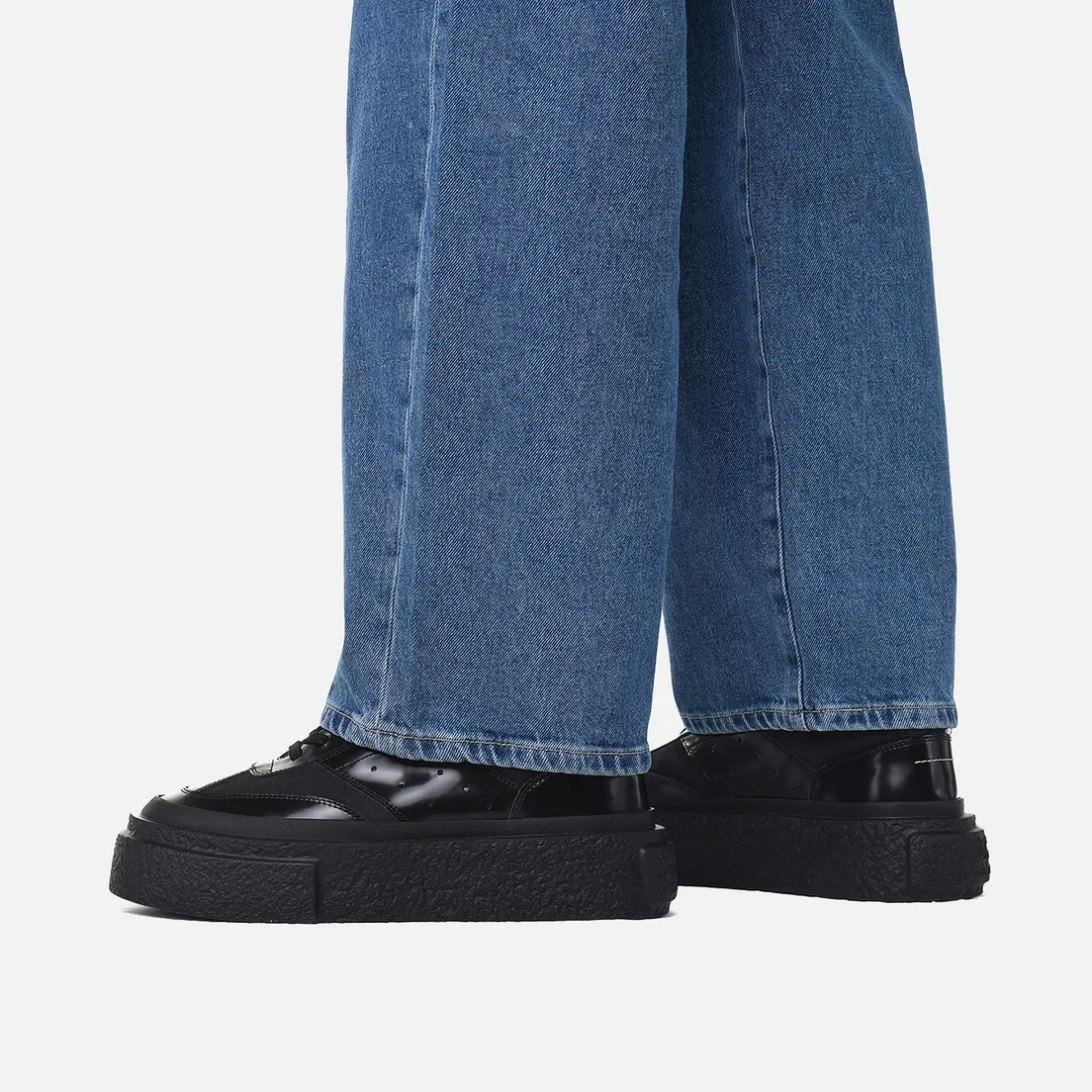 Maison Margiela MM6 Мужские кроссовки Gambetta Polished Leather